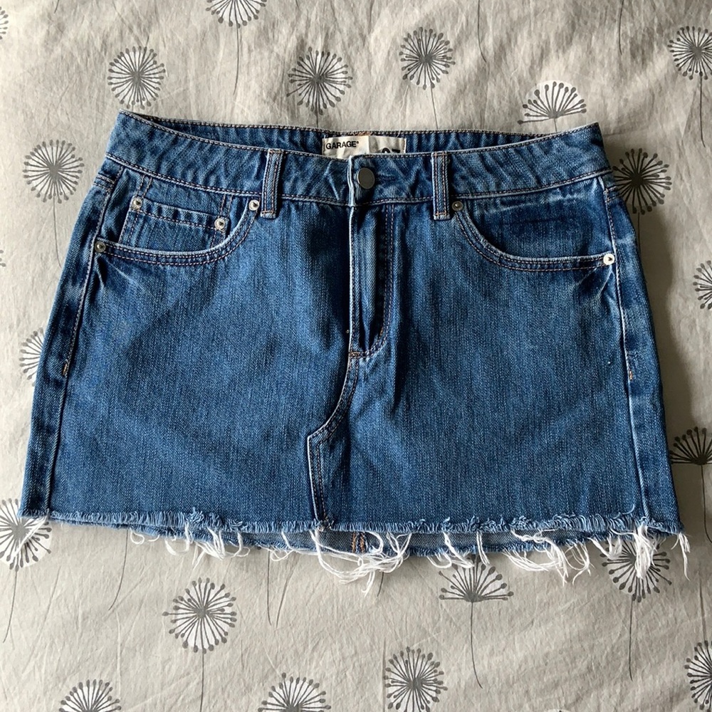 Garage Denim Skirt
